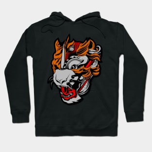 Tiger abstract illustration Hoodie